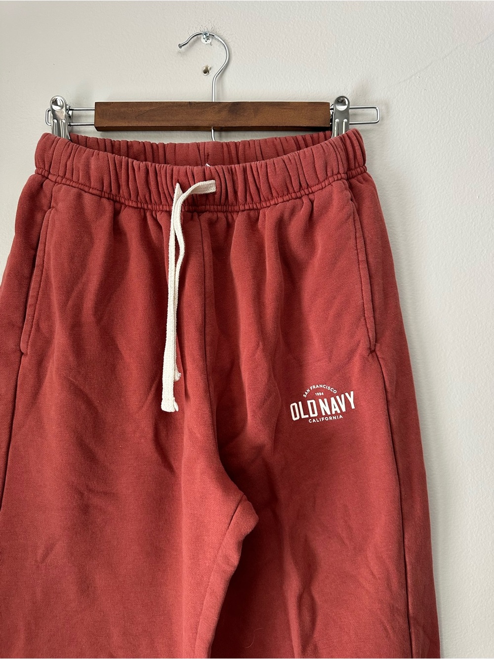 Old Navy Rust Orange Casual Fleece Sweatpants